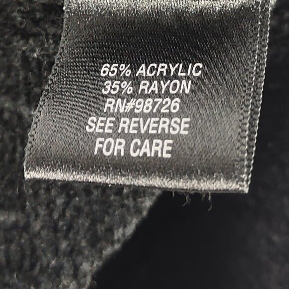 Croft & Barrow Extra Soft Crewneck Black Sweater Size Large - Picture 10 of 11